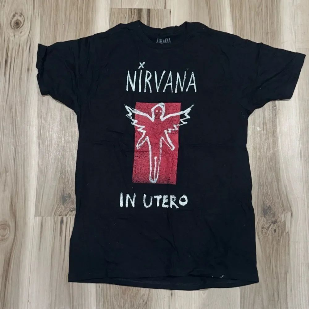 Nirvana In Utero Short Sleeve Shirt Women’s Medium